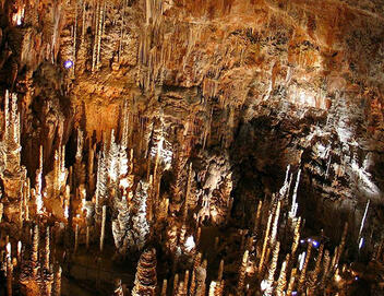Découvrez la spectaculaire grotte Aven Armand situé près de l'hôtel 3 étoiles Saint-Sauveur